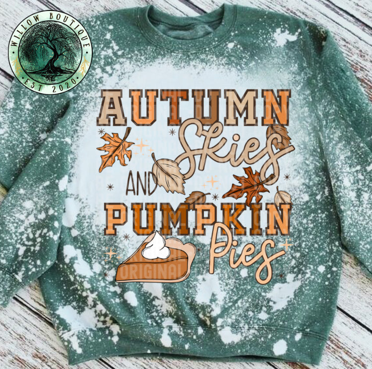 Preorder - Autumn Skies and Pumpkin Pies Sweatshirt
