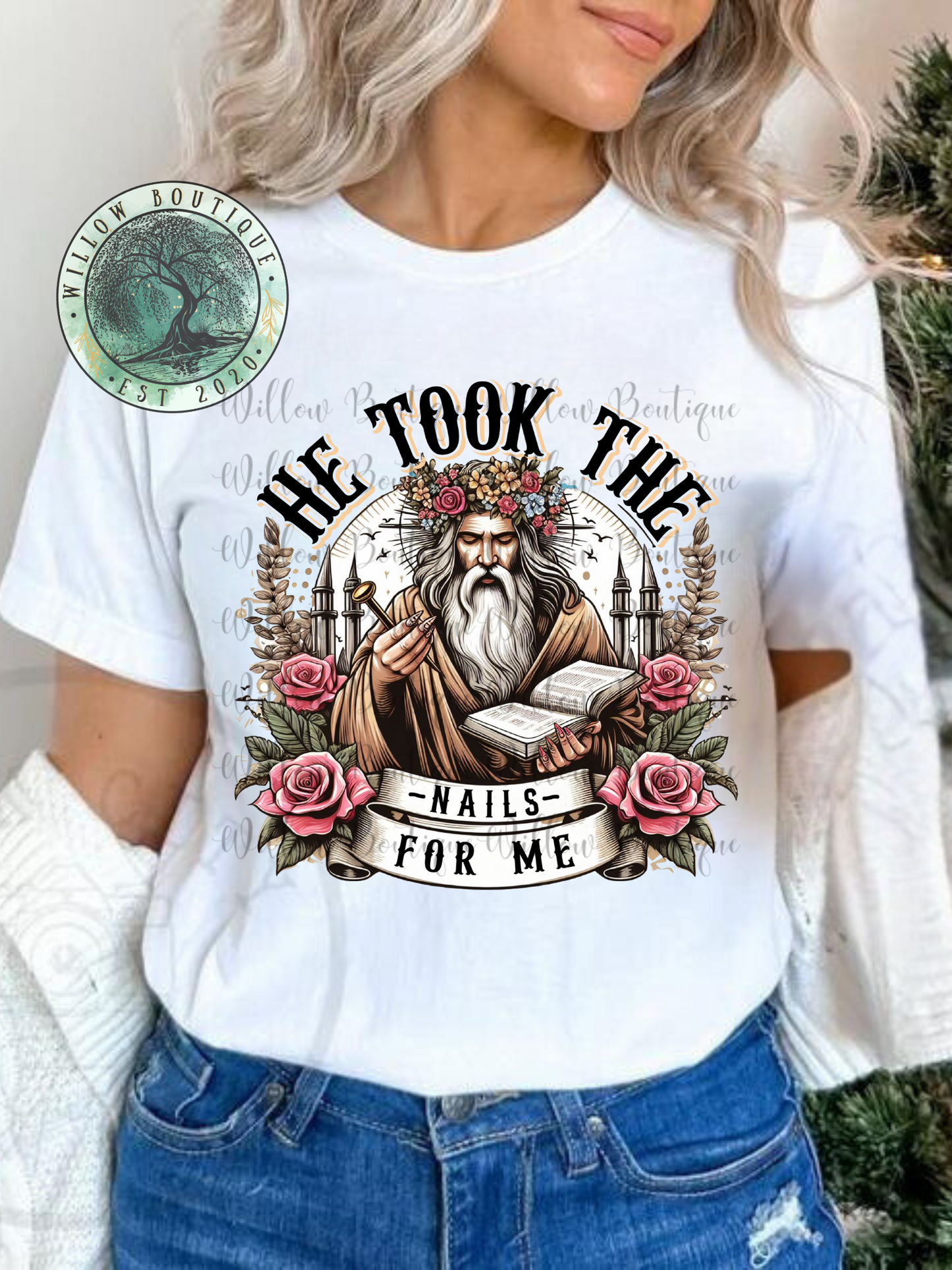 Preorder - He Took The Nails For Me Tee