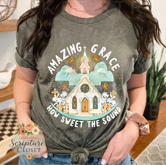 Preorder - Sunday Praise (10|12) - Amazing Grace Tee