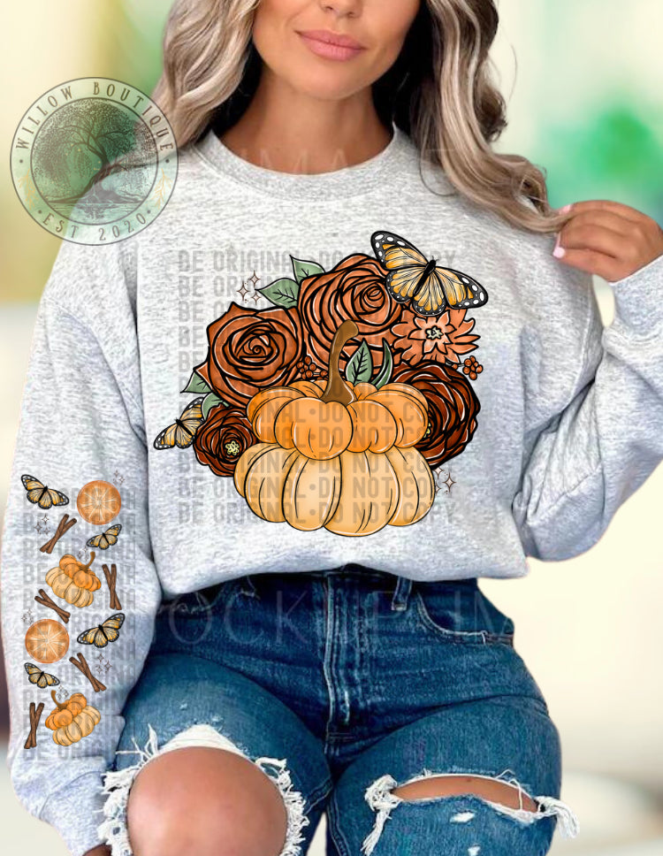 Preorder - Fall Roses Sweatshirt