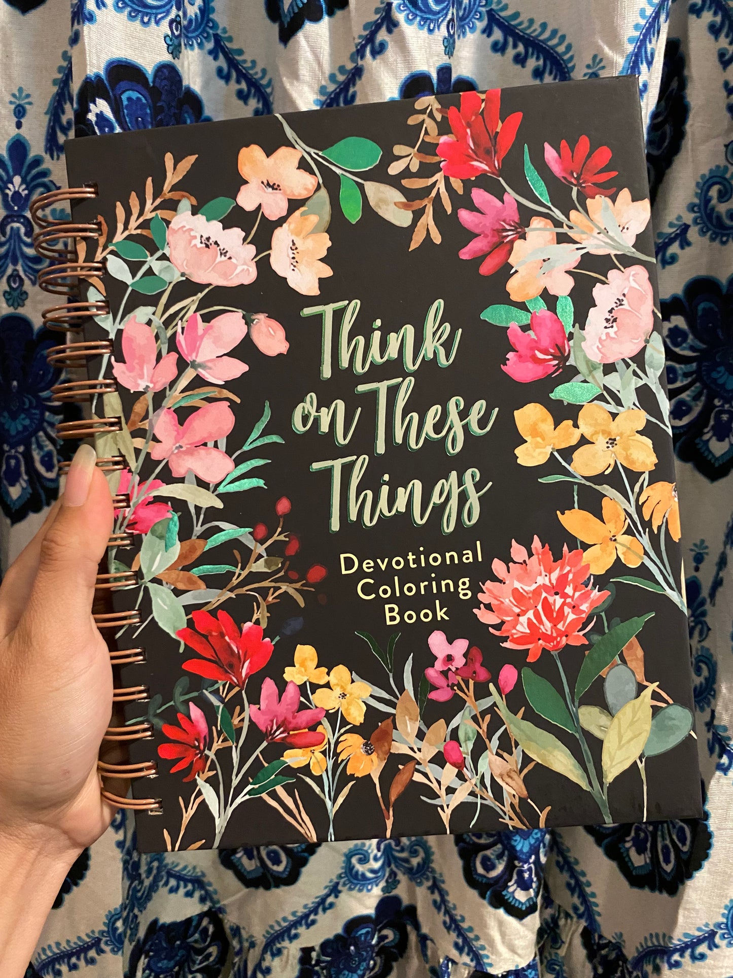 Think on These Things - Devotional Coloring Book