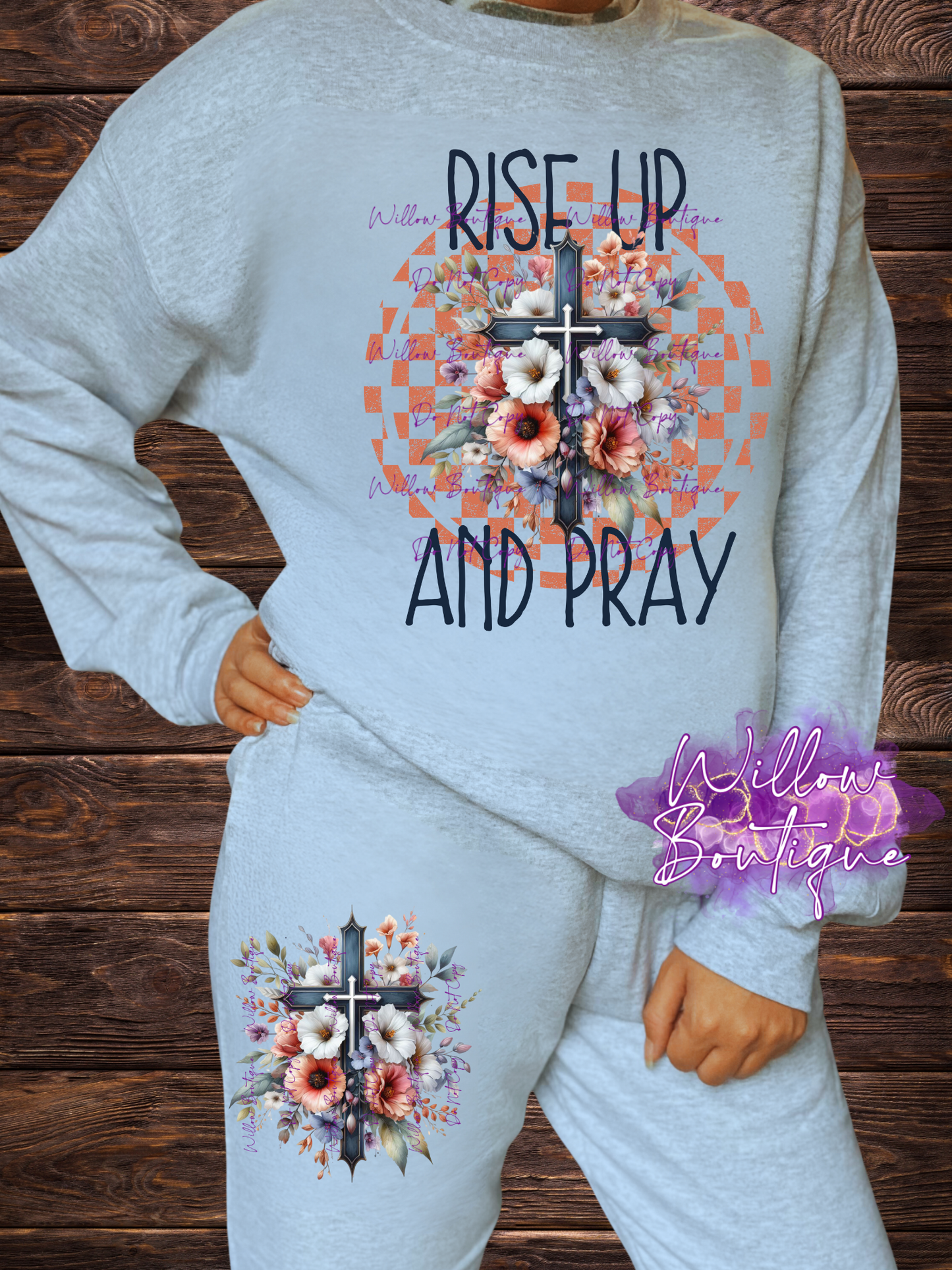 Preorder - Rise Up & Pray Sweat Outfit