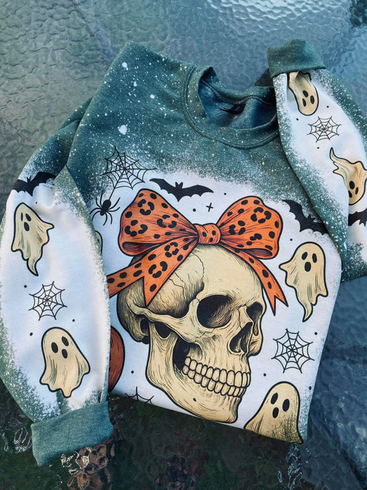 Preorder - Skeleton Bow Sweatshirt