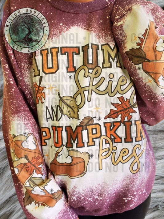 Preorder - Autumn Skies and Pumpkin Pies Sweatshirt