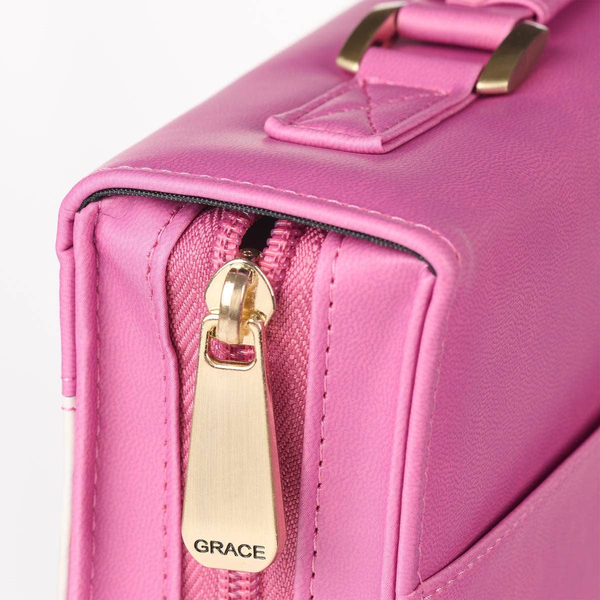 Bible Cover Fashion Pink/Flower Field Printed Amazing Grace