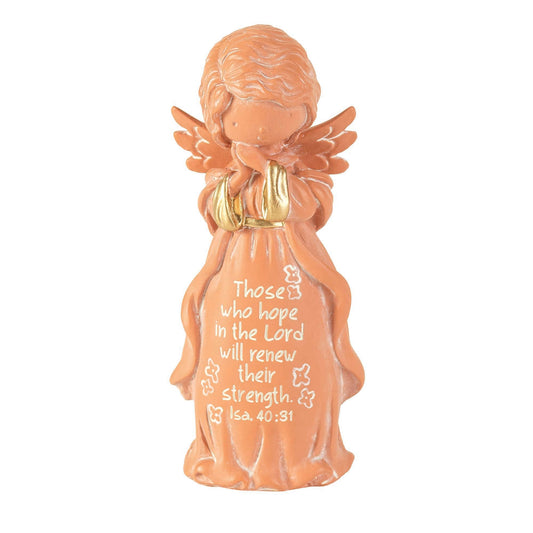 👀Angel Figurine Those Who Hope Isaiah 40