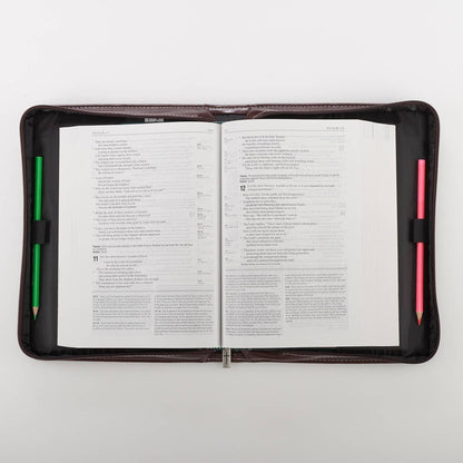 Bible Cover Classic Tan/Brown I Know the Plans Jer. 29:11