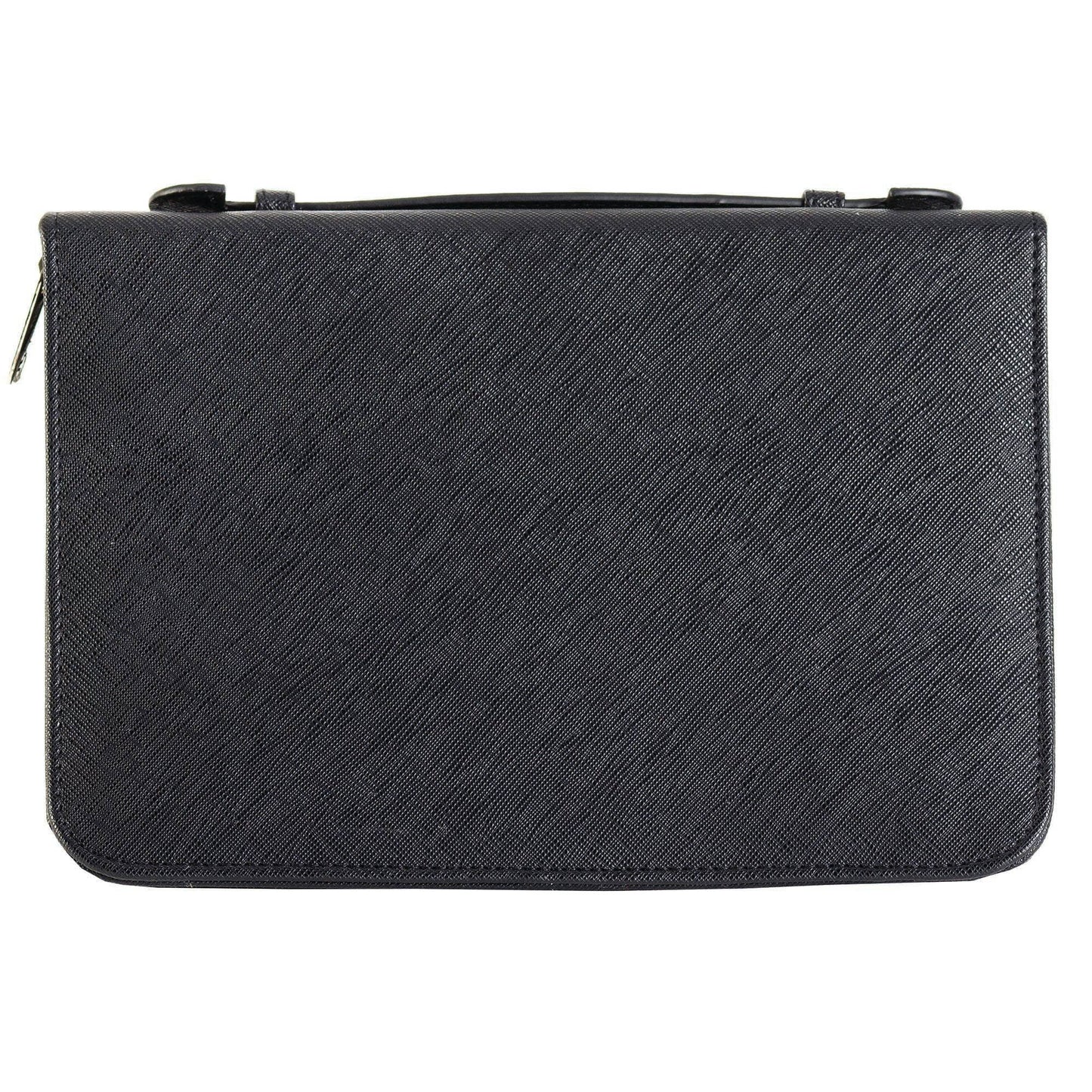 White Dove Bible Case -His love endures forever Black XL