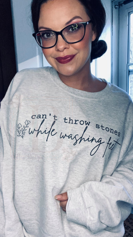 Preorder - Can’t Throw Stones Sweatshirt