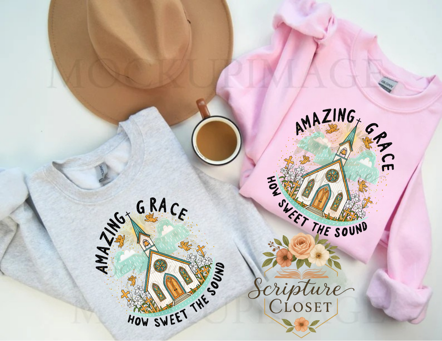 Preorder - Sunday Praise (10|12) - Amazing Grace Sweatshirt