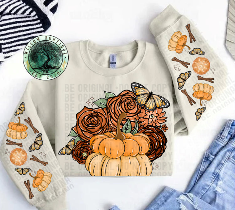 Preorder - Fall Roses Sweatshirt
