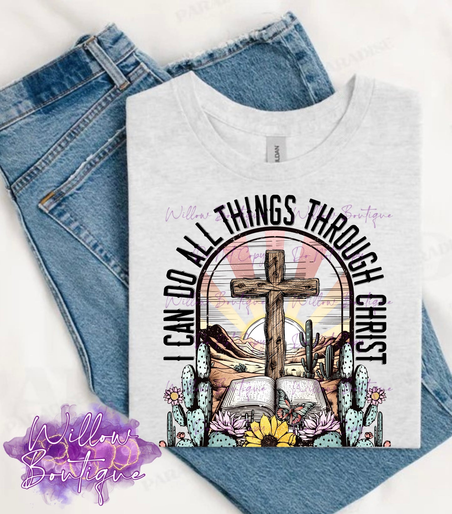 Preorder - I Can Do All Things Through Christ Tee