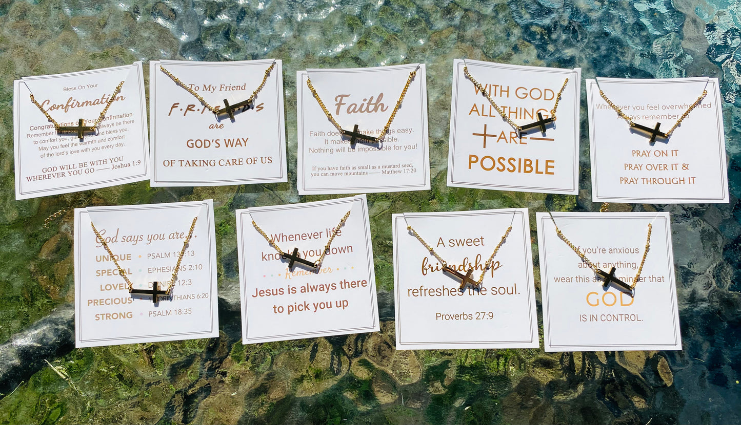 18K Gold Plated Cross Bracelet