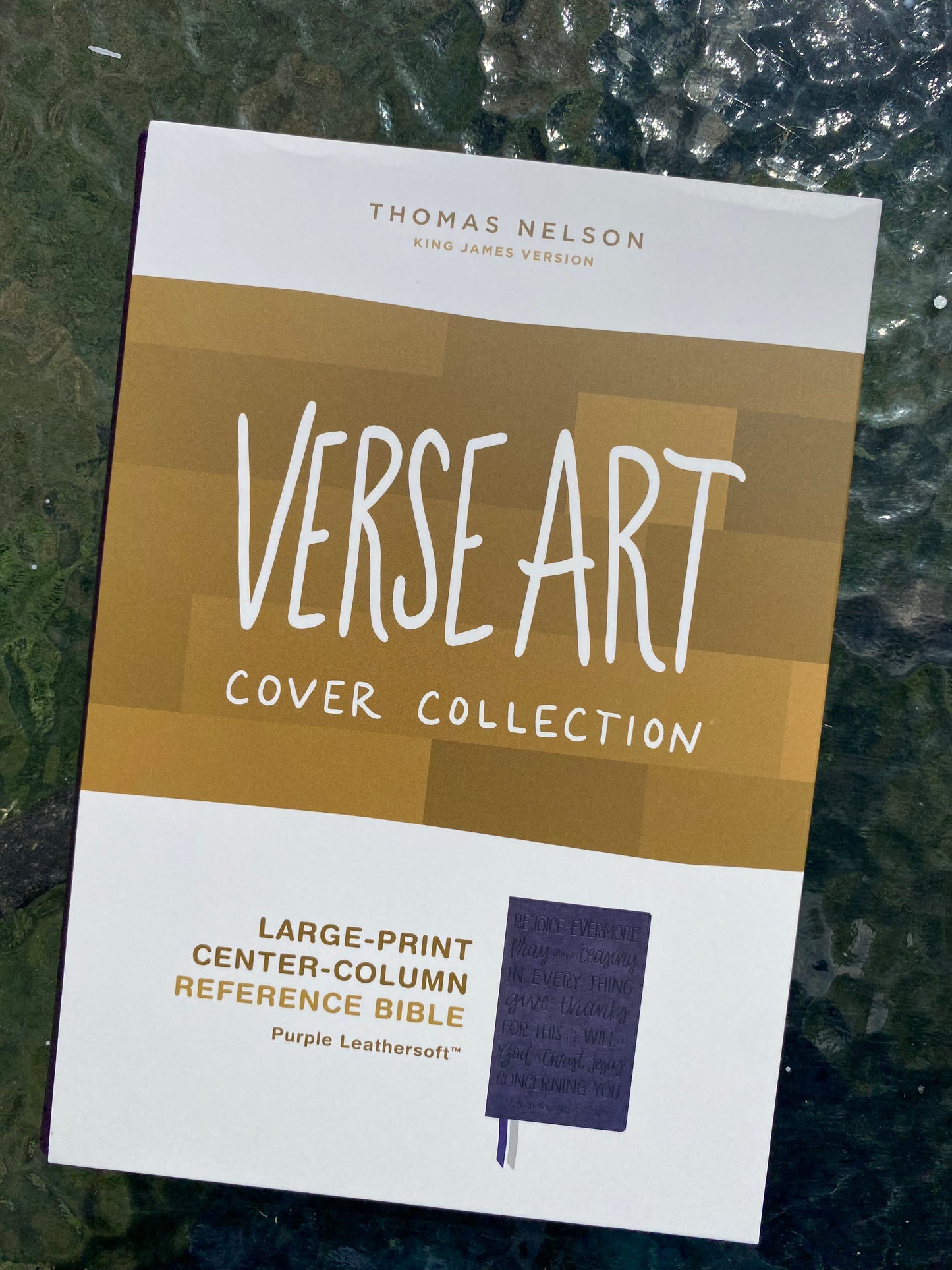 Purple Verse Art Reference Bible