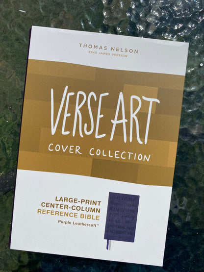 Purple Verse Art Reference Bible