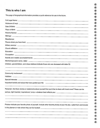 Putting Things In Order Organizer