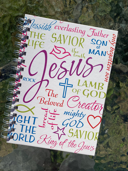 Names of Jesus Spiral Journal