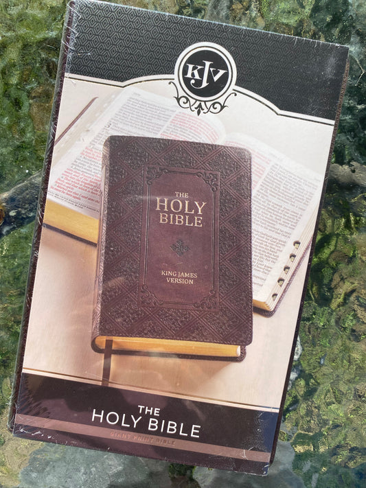 Brown KJV Giant Print Holy Bible