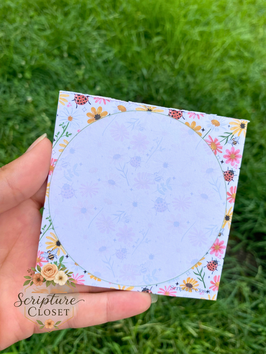 Spring Flowers Tear-Away Notepad