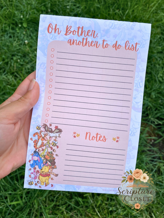 Oh Bother Tear-Away To-Do List Pad