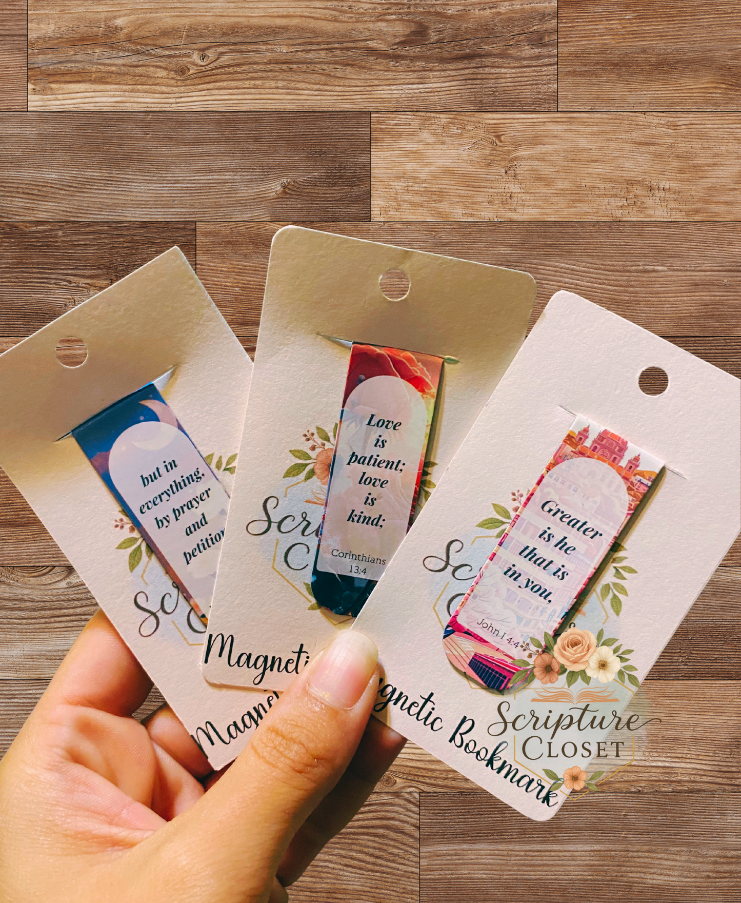 Mini Magnetic Bookmarks (random)