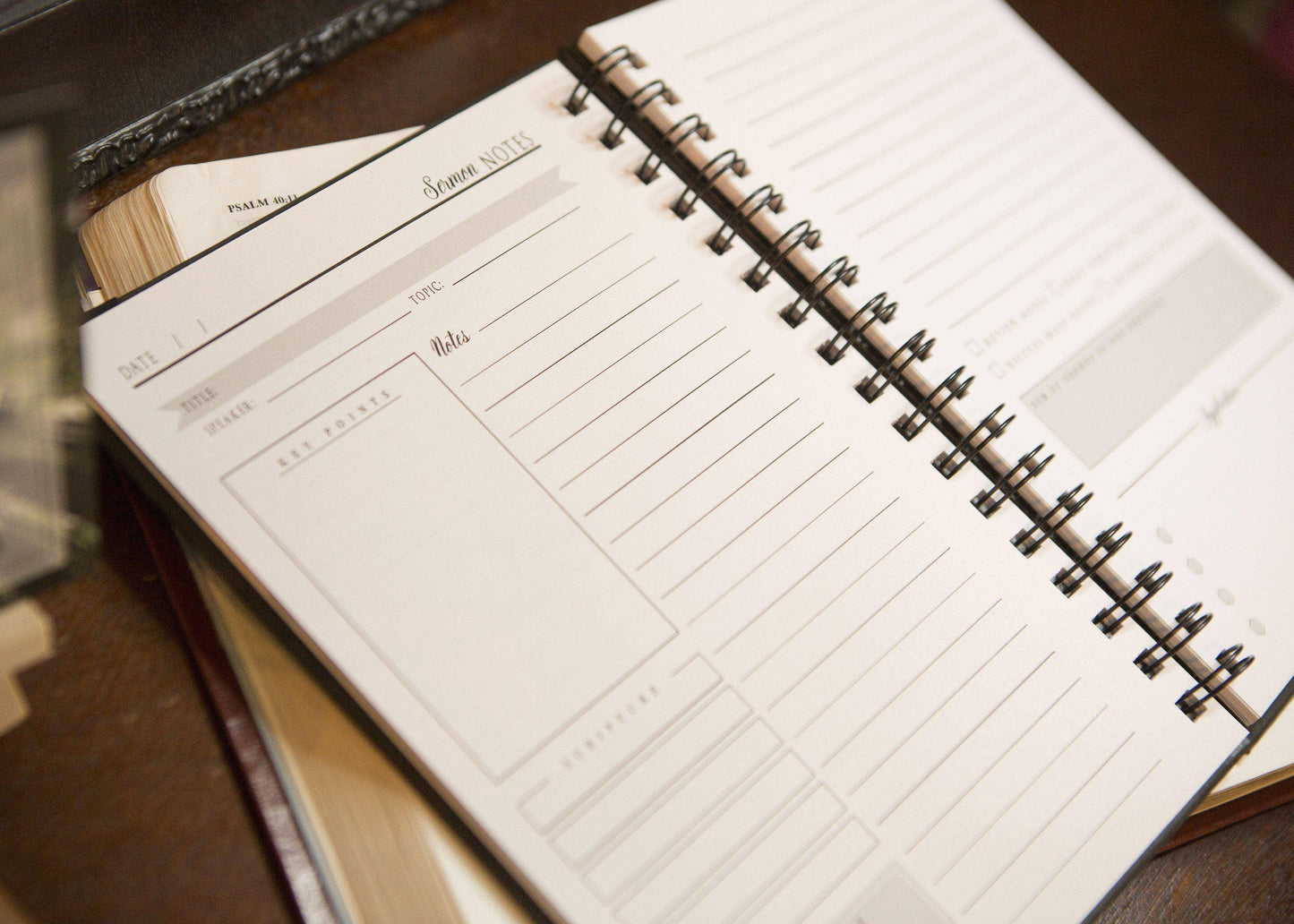 Men's Sermon Notebook | Sermon Notes Journal