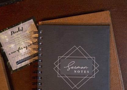 Men's Sermon Notebook | Sermon Notes Journal