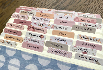 Cute Bible Tabs | Bible Index Tabs