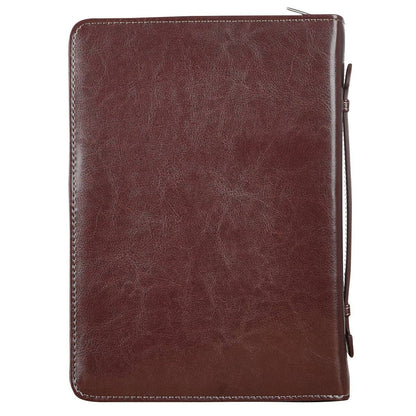 Bible Cover Classic Tan/Brown I Know the Plans Jer. 29:11