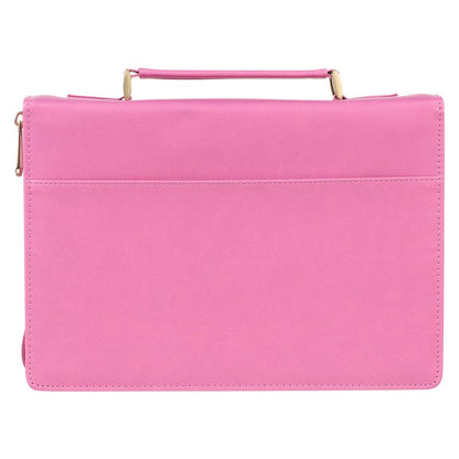 Bible Cover Fashion Pink/Flower Field Printed Amazing Grace