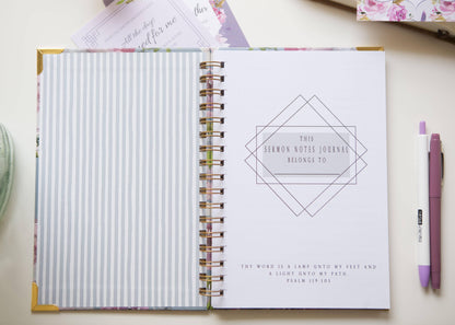 Sermon Notebook | Sermon Notes Journal